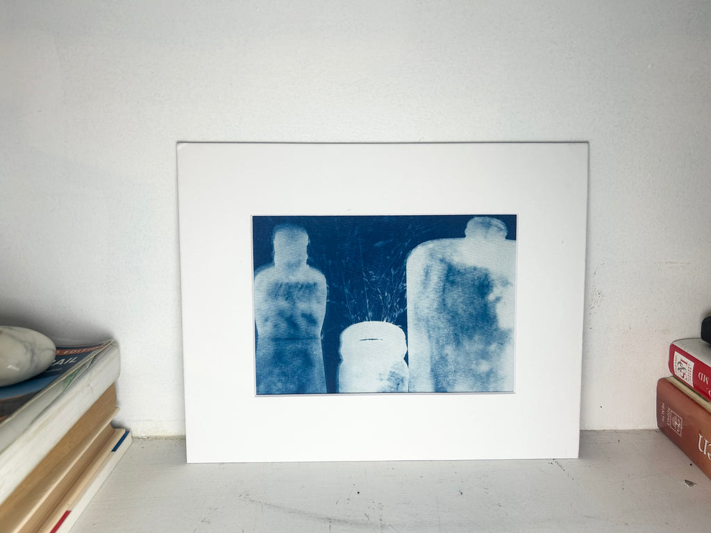 Cyanotype>Vintage Bottles